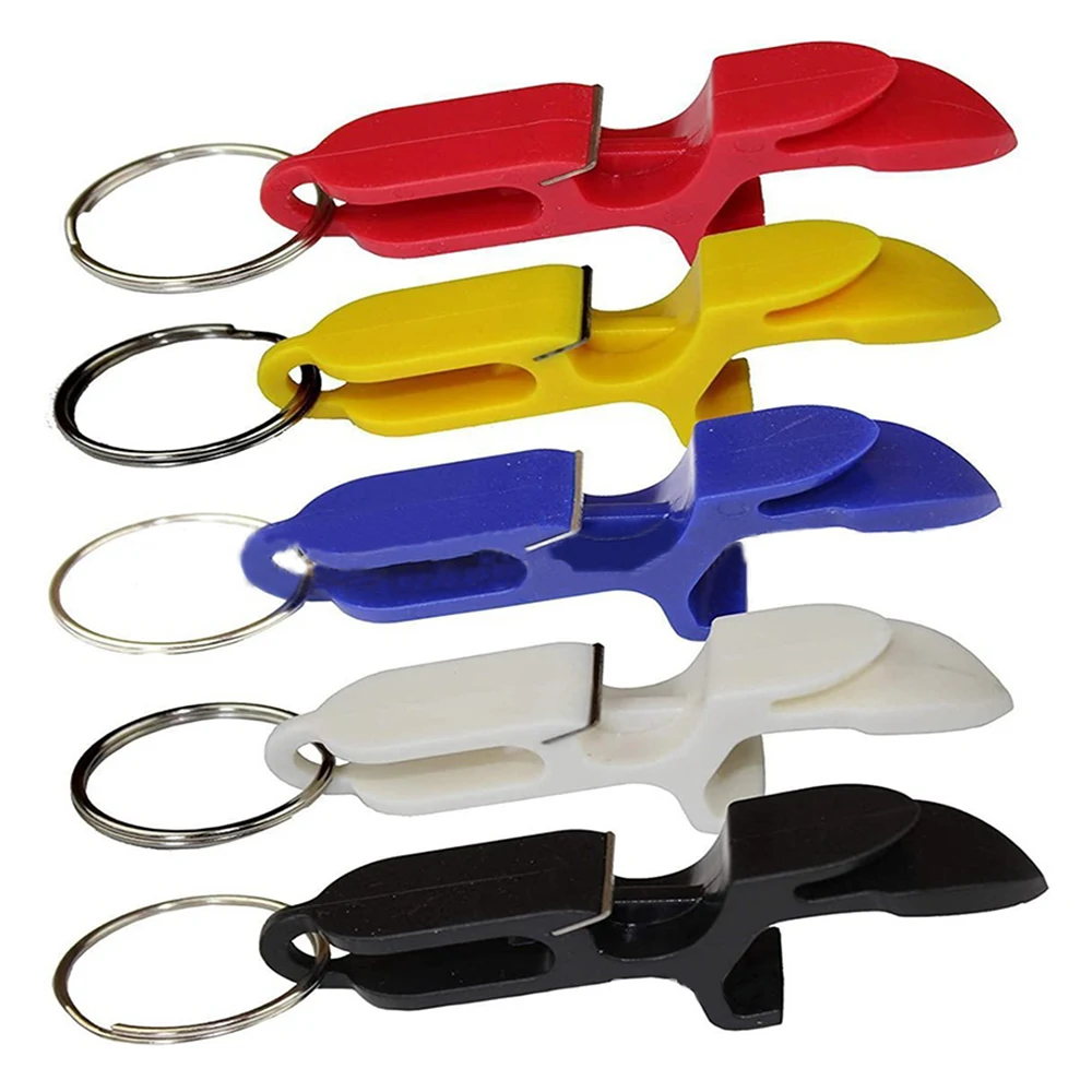 Plastic Bottle Opener W/Keychain 1