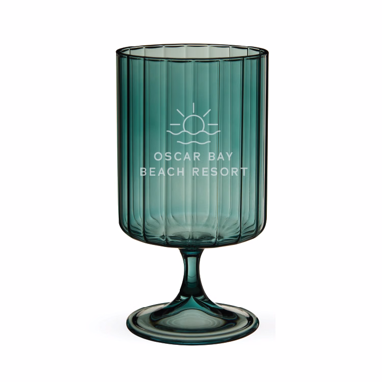 Twine Living® Malachite Stemmed Optic Tumbler, set of 2