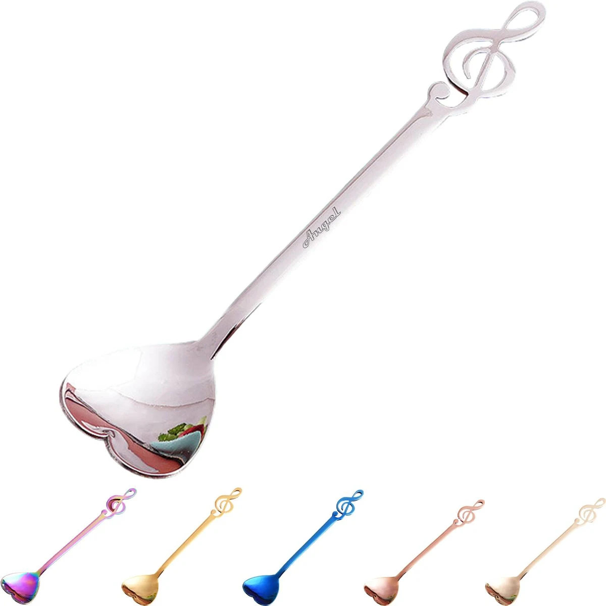 Music Note Heart Shaped Spoon 1