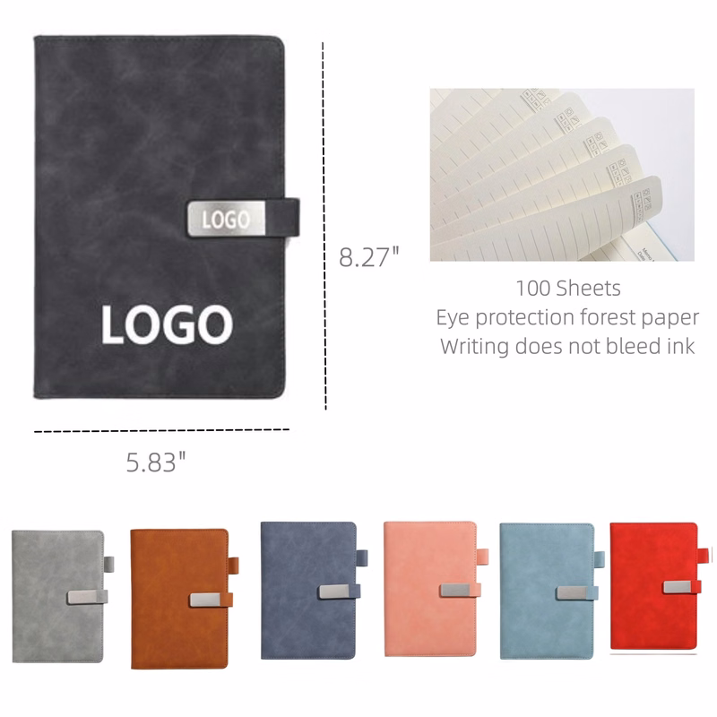 A5 Notebook With Magnetic Buckle Closure