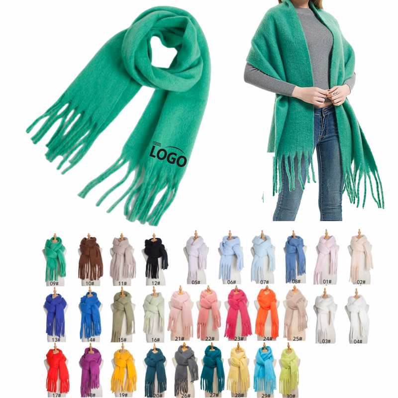 Stylish Winter Women's Tassel Scarf Shawl