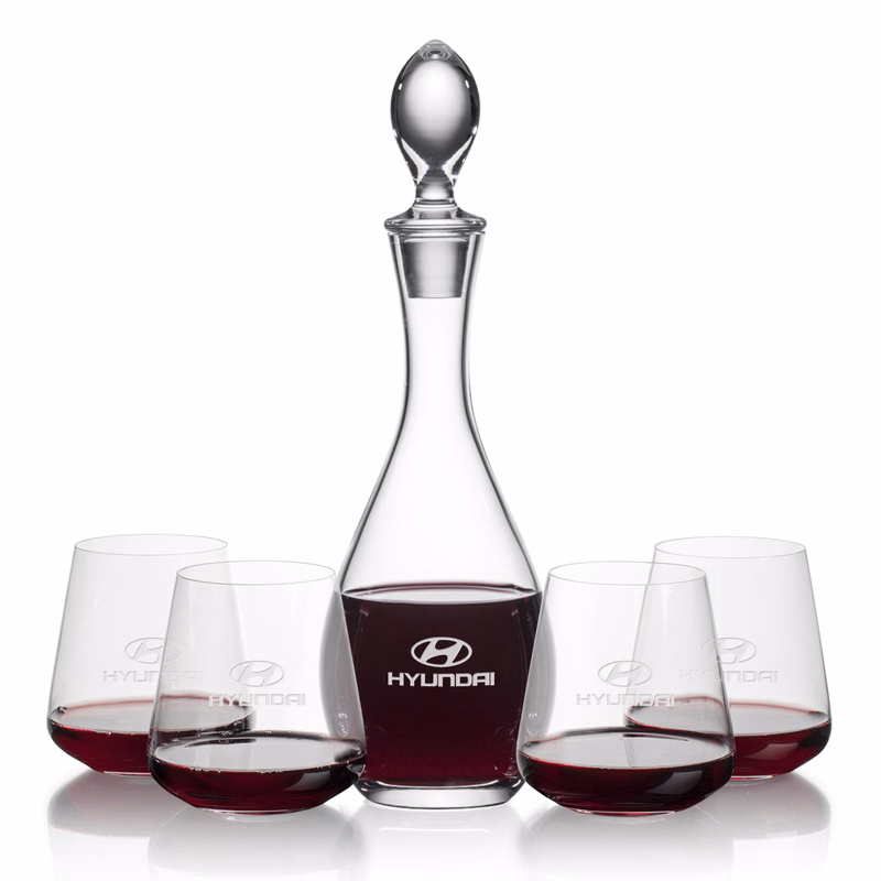 Malvern Decanter & Breckland Stemless Wine