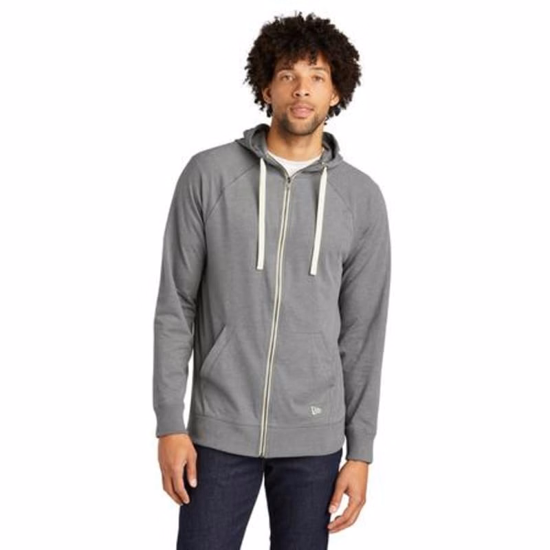 New Era Sueded Cotton Blend Full-Zip Hoodie.