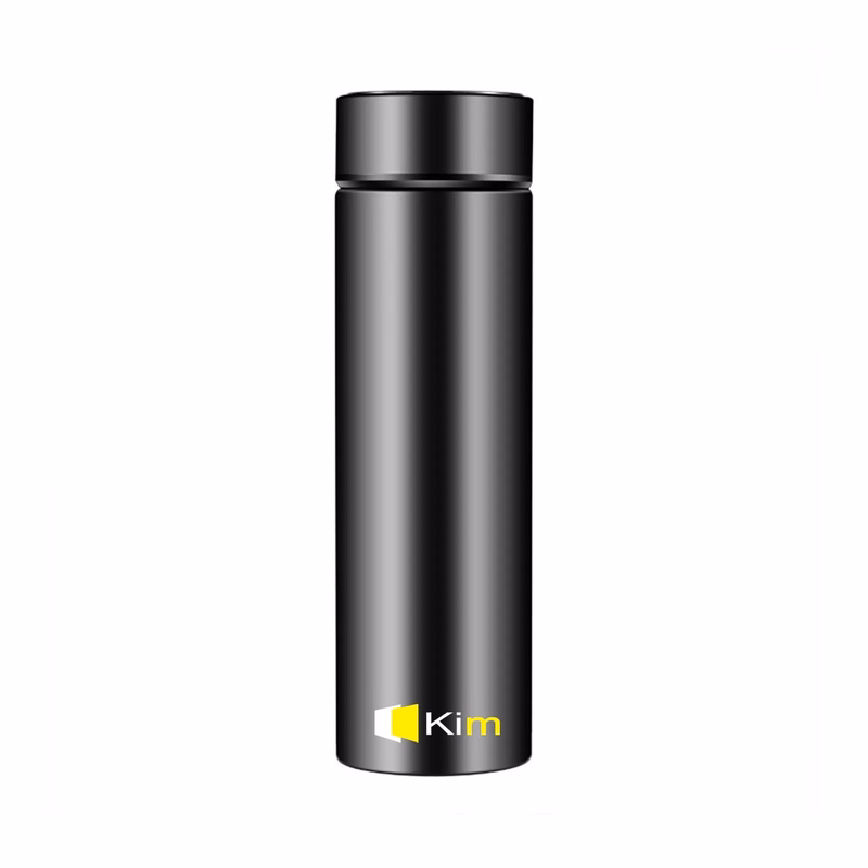 Water Bottle with LED Temperature Display