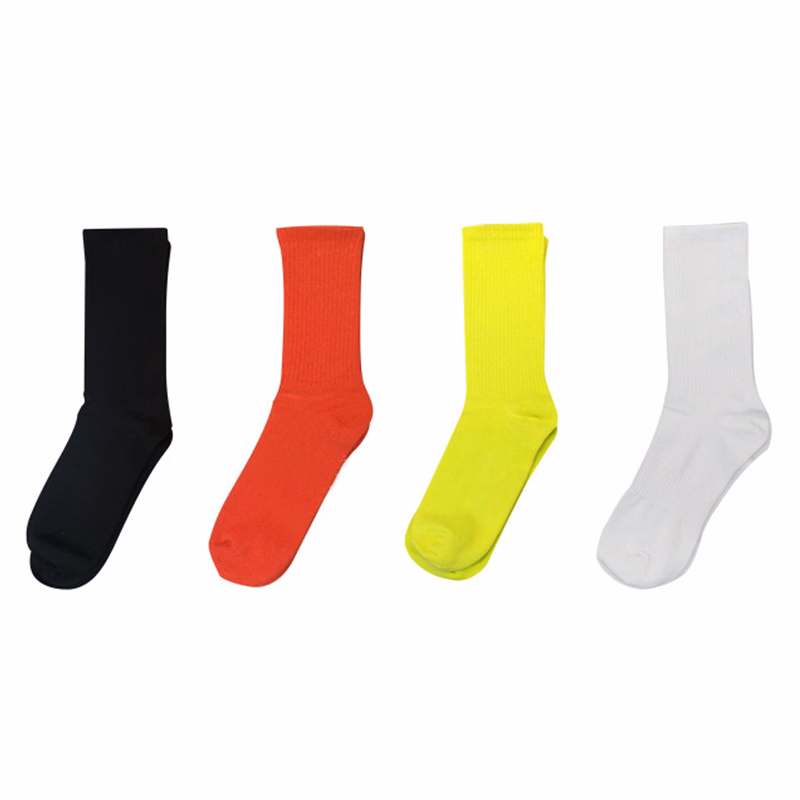 Cotton Knit Crew Socks