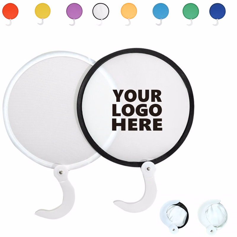 Frisbee Themed Advertising Folding Fan