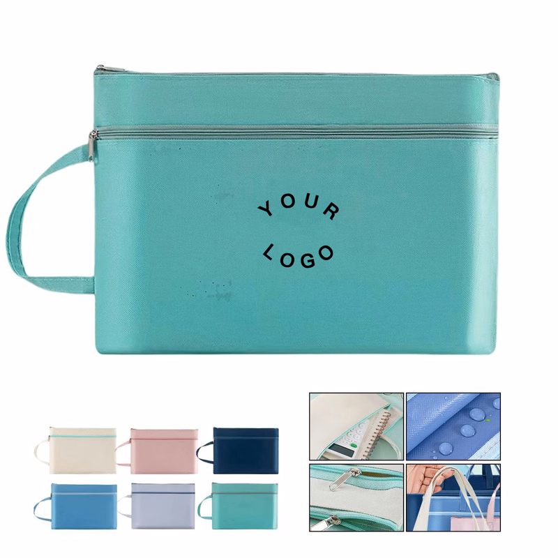 Zippered Waterproof Pouch for Files and Papers