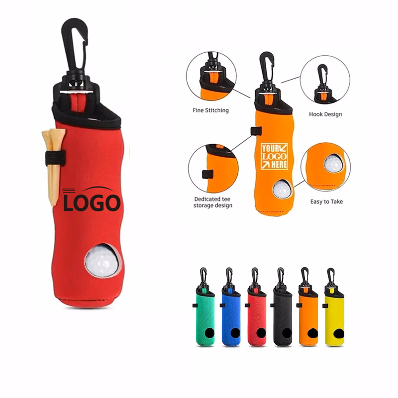 Custom Golf Ball Tee Holder Neoprene MOQ 10 pcs