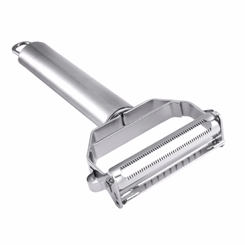Stainless steel double end peeler