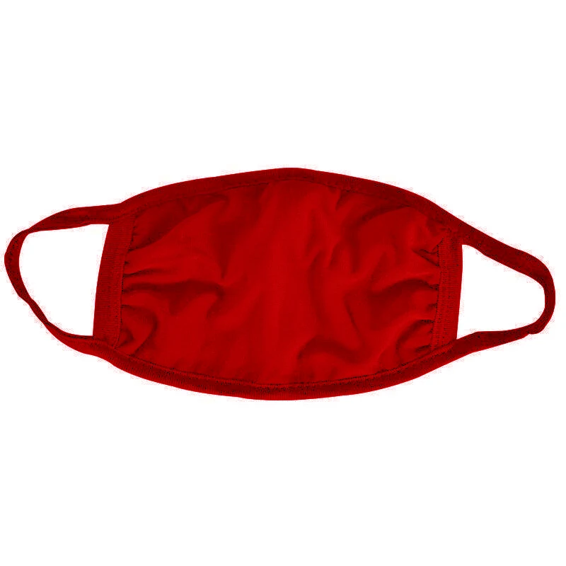 Red Cotton Face Mask 1