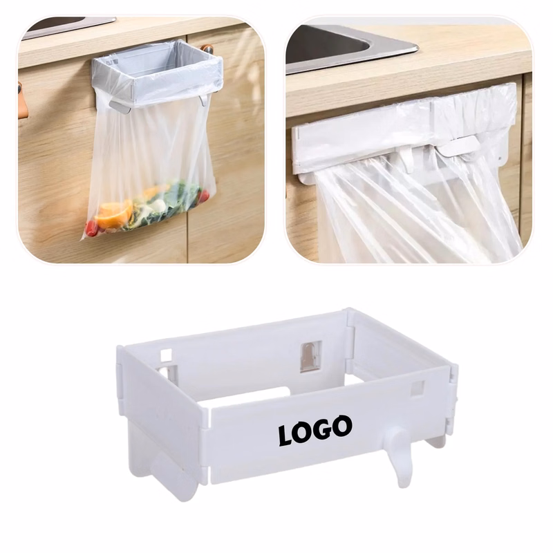 No Drill Foldable Trash Stand Collapsible