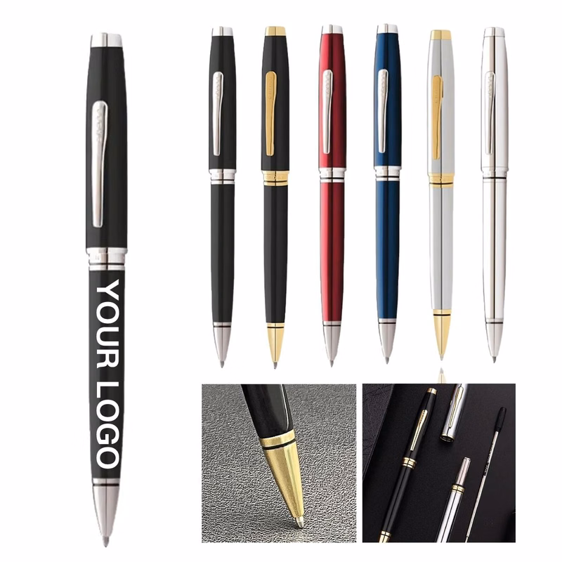 Slim 5.6 Inch Twist Ballpoint Pen for Office Writing