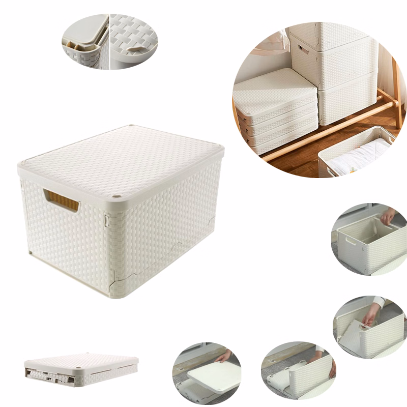 9 1/2" Gals Foldable Plastic Storage Box