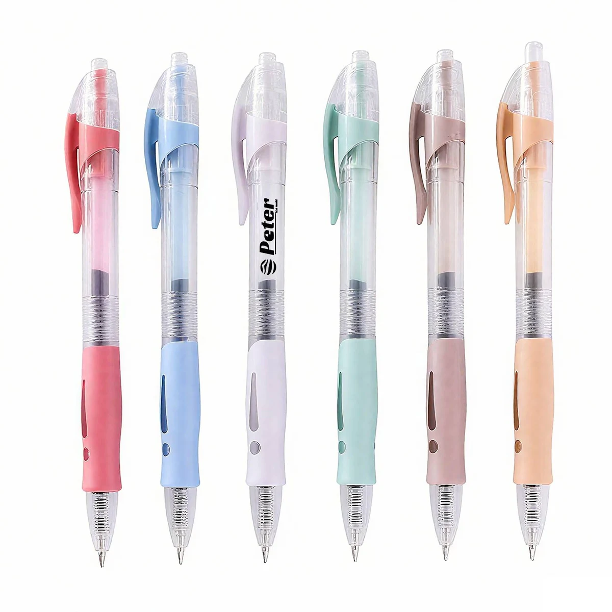 0.5mm Retractable Clear Ballpoint Pen 1