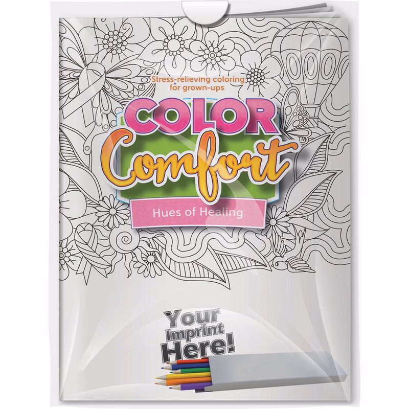 Combo Pack - CC104 Color Comfort & 6-Pack of Colored Pencils in a Poly Bag