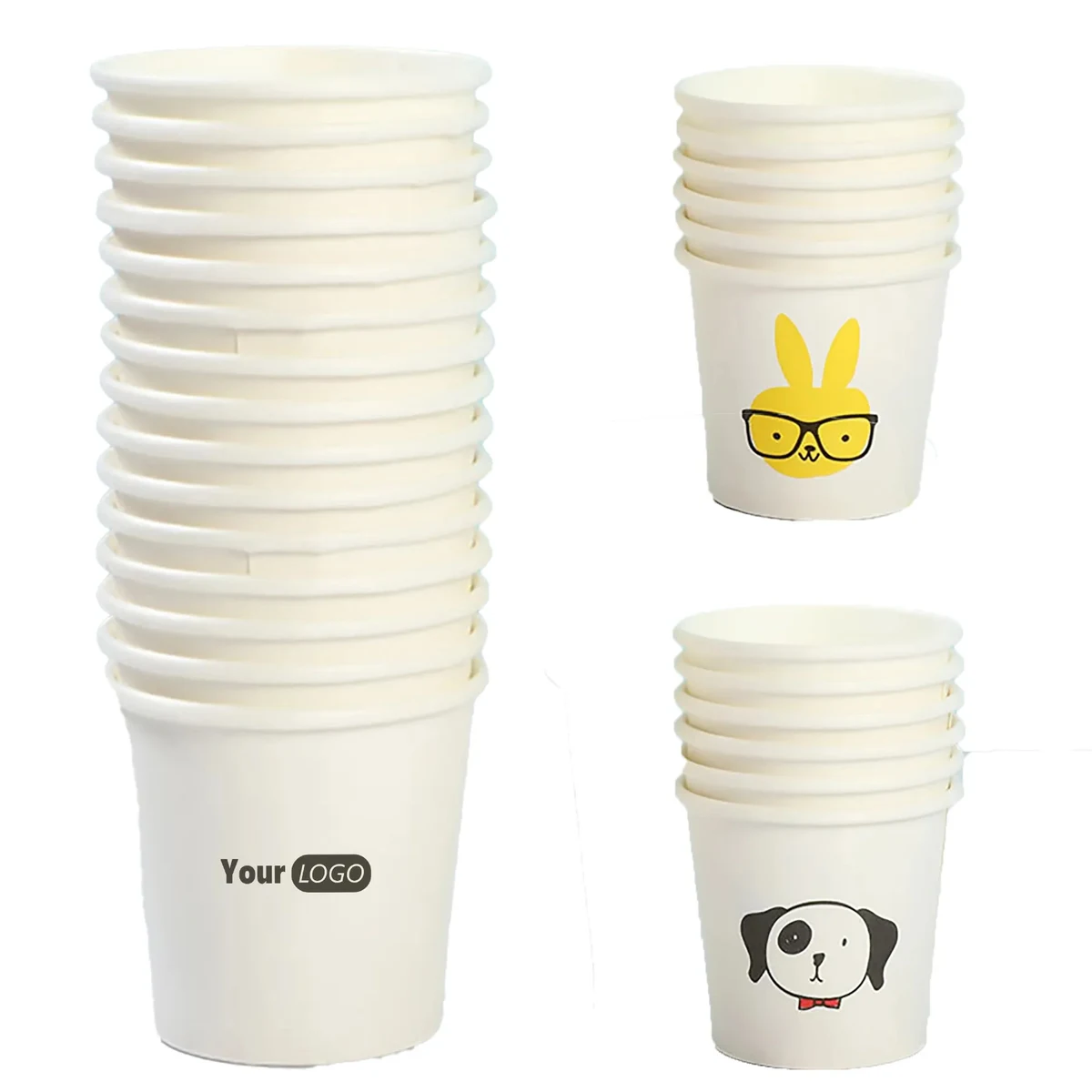 Paper 50 Disposable 30ml Shopping Mall Tasting Cups 1