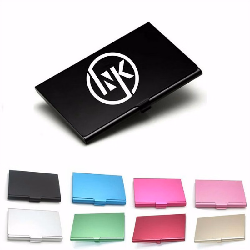 Aluminum Business Card Holder with custom