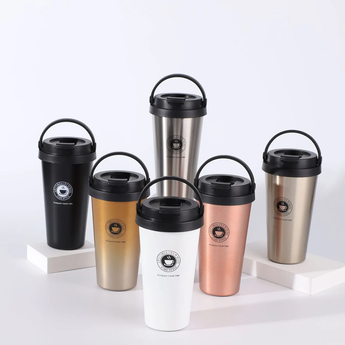 16 Oz Stylish Insulated Stainless Steel Tumbler 1