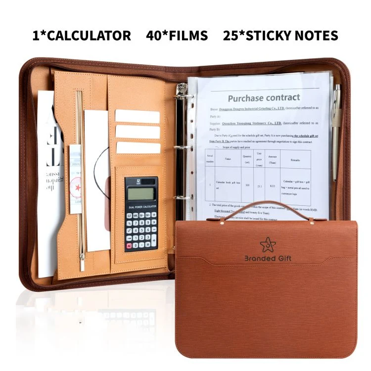 Zipper Portfolio Binder 1