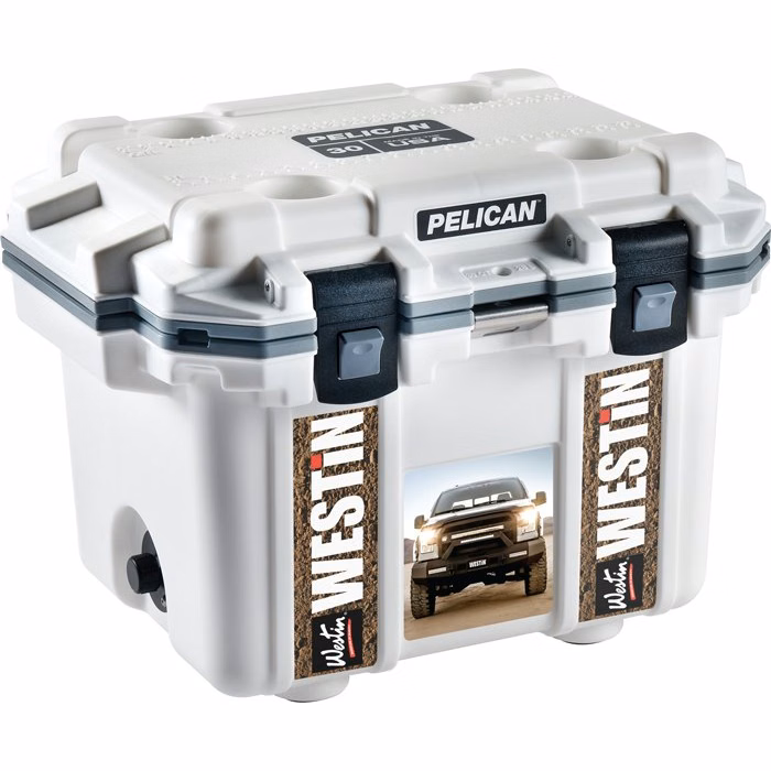 Pelican™ 30QT Cooler WHITE