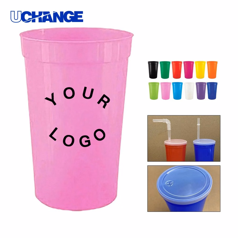 Recyclable Plastic Cup 16oz for Parties and Sports
