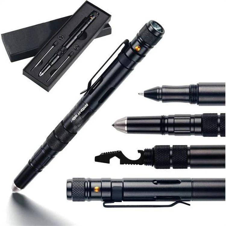 Multifunction Tactical Ballpoint Pen with LED Flashlight 1