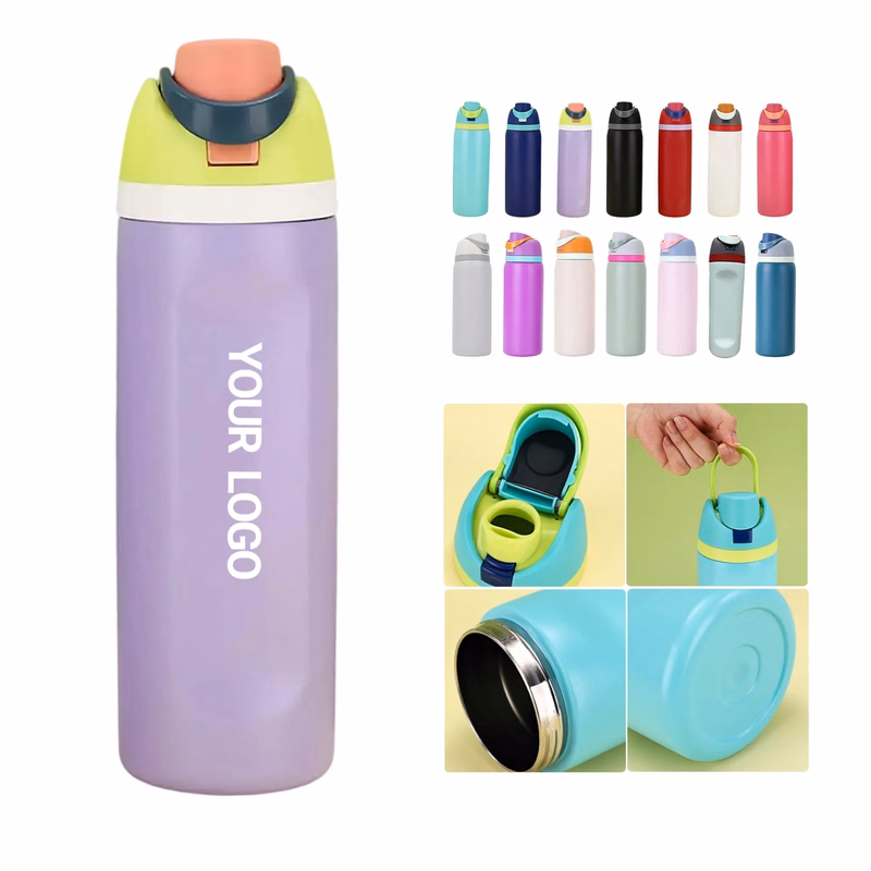 MOQ 50 32oz Dual-Lid 304 Stainless Steel Insulated Tumbler