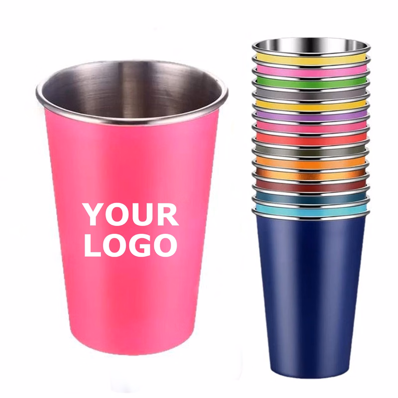 Stainless Steel Shatter-Resistant Stackable Drinking Cups