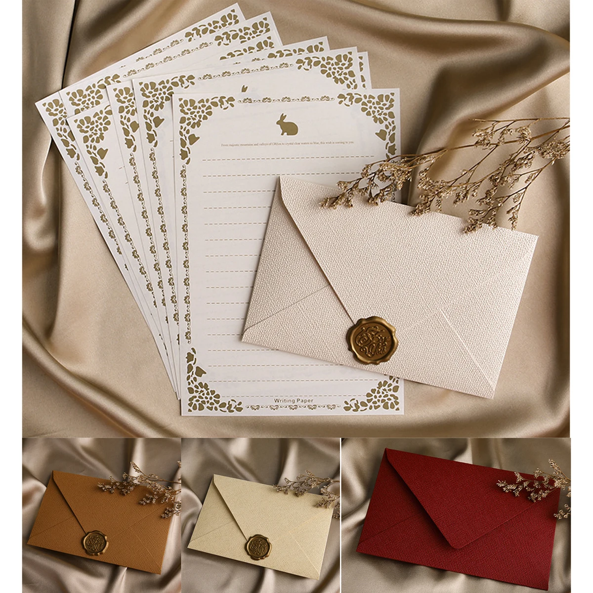 10 Pcs Paper and 3Pcs Envelope Letter Set 1