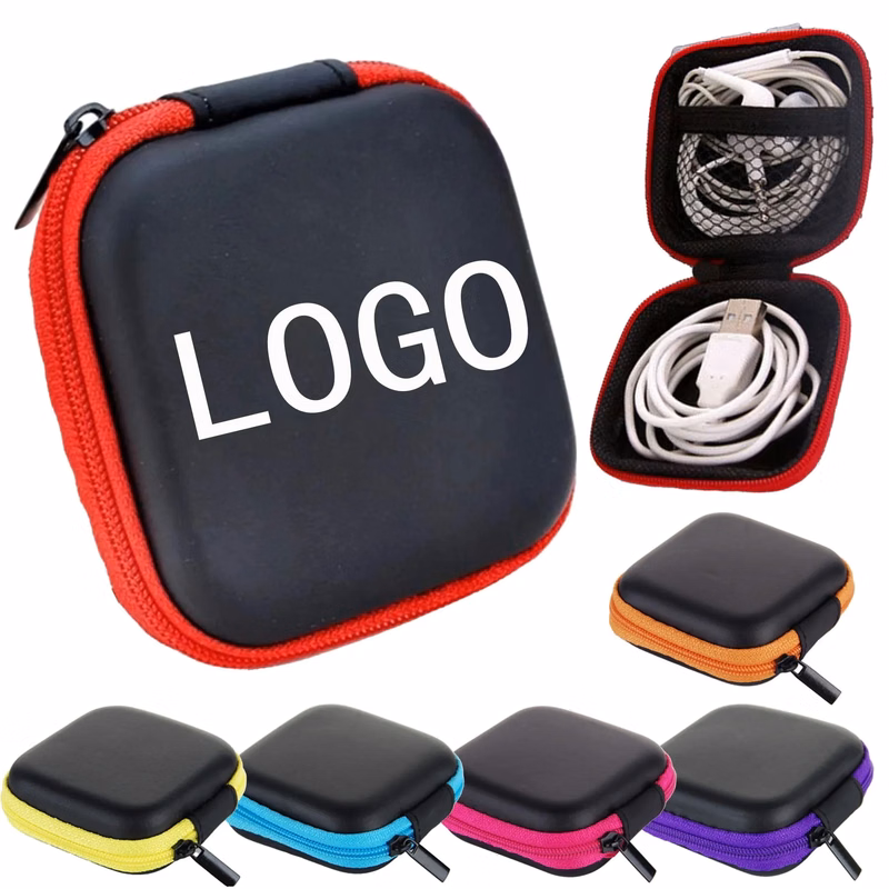 Square Ear-bud Case Portable