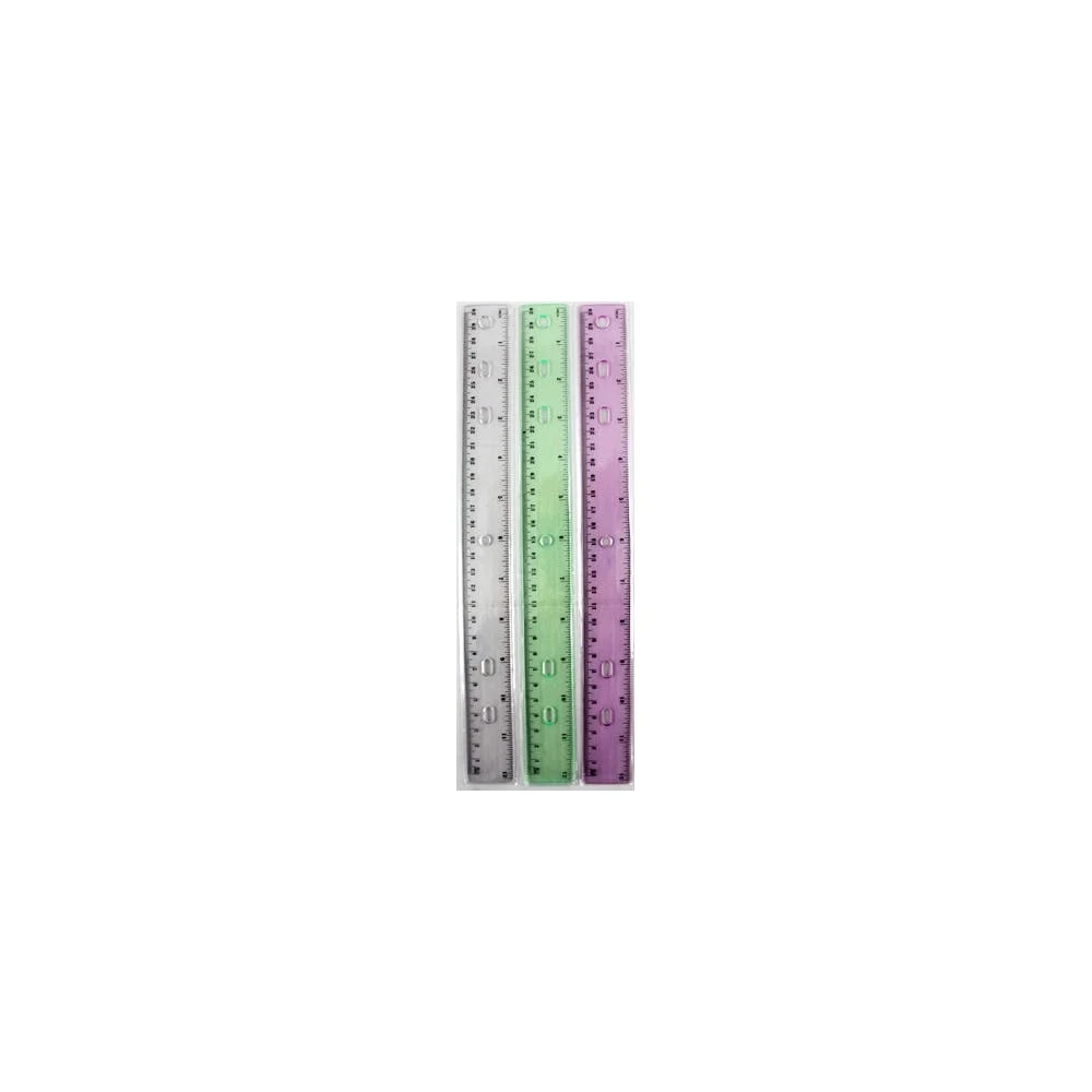 Plastic Rulers - 12" - Assorted Colors 1