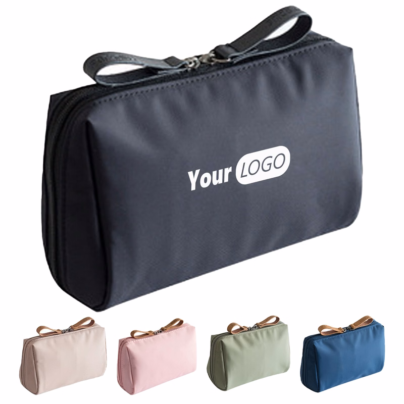 Polyester Minimally Designed Mini Makeup Bag