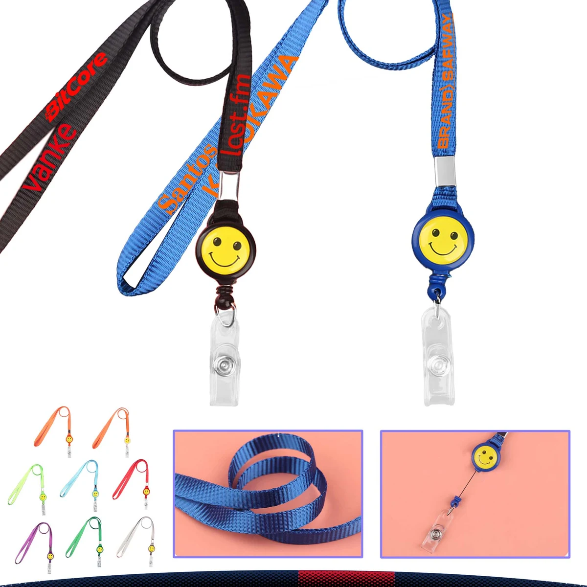 Smiley Neck Lanyard 1