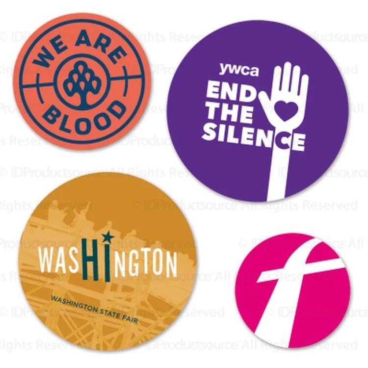 2" Round Sticker 1