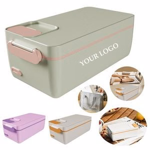 Electric Heating Lunch Box Wireless Portable USB Rechargeable Lunch Box