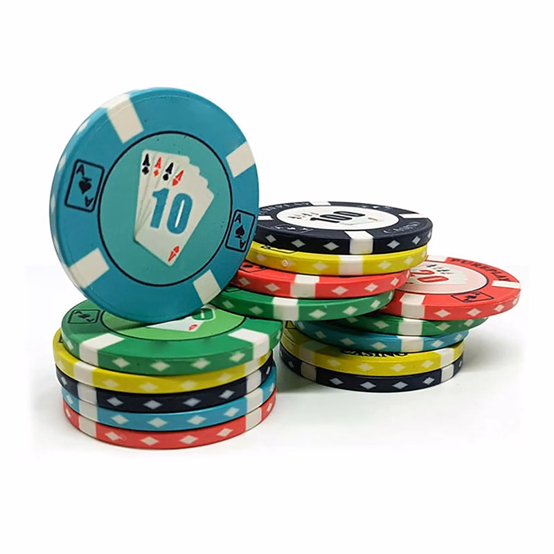 MOQ 100pcs Custom Poker Ceramic Chips