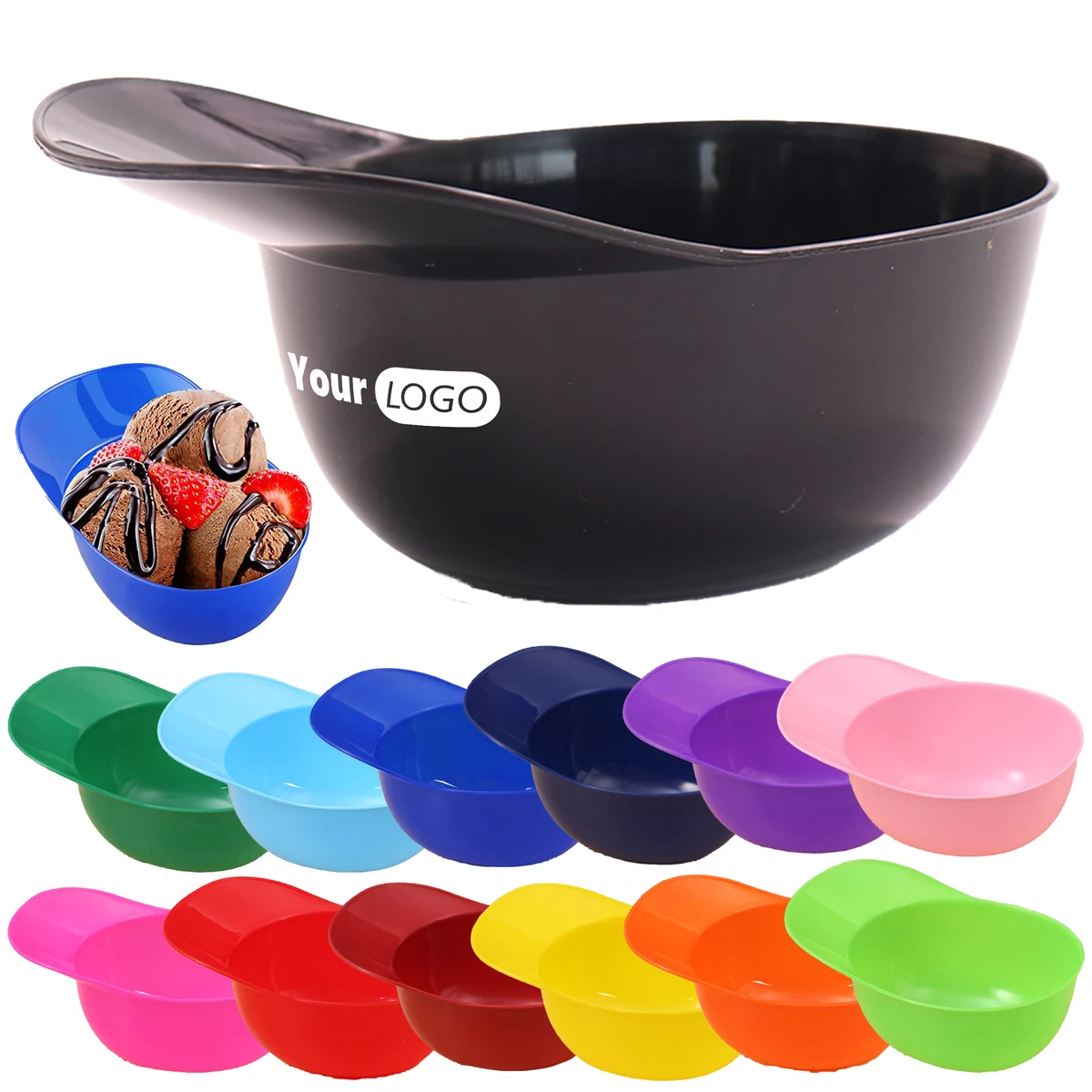Plastic Ice Cream Bowl 1