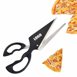 2 In 1 Pizza Scissors Cutter And Spatula With Ergonomic Handle And Detachable Design