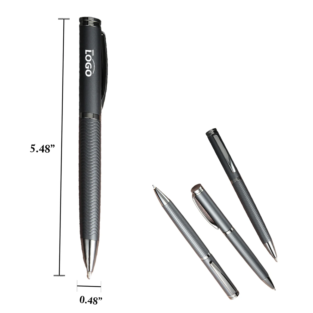 Elegant Retractable Metal Ballpoint Business Pen 1