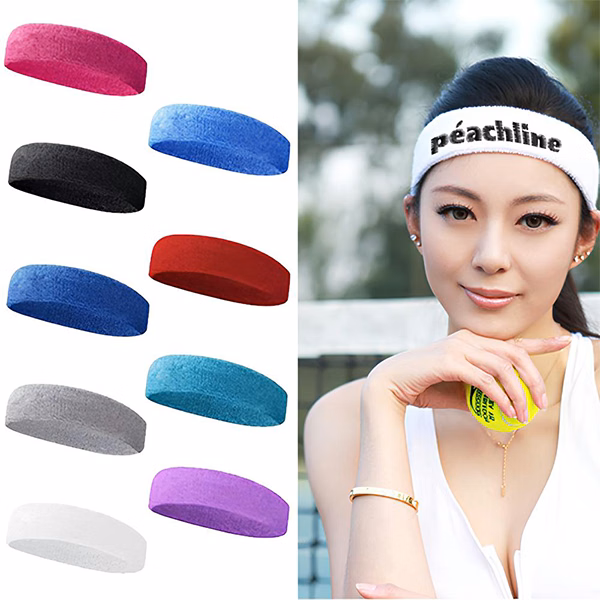 Embroidery Cotton Sweat Headband