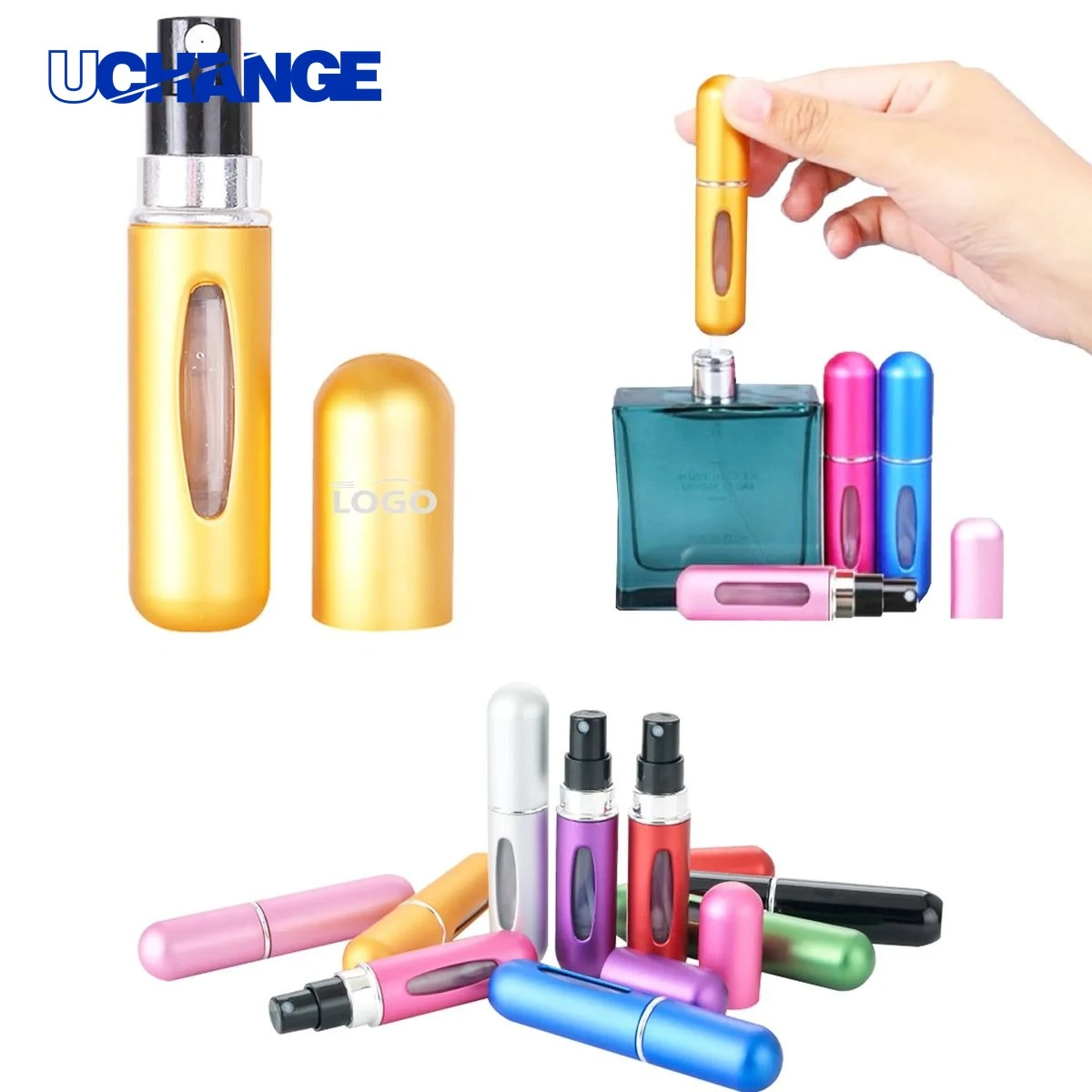 Portable Travel Spray Liquid Dispenser Bottle (0.2 OZ) 1