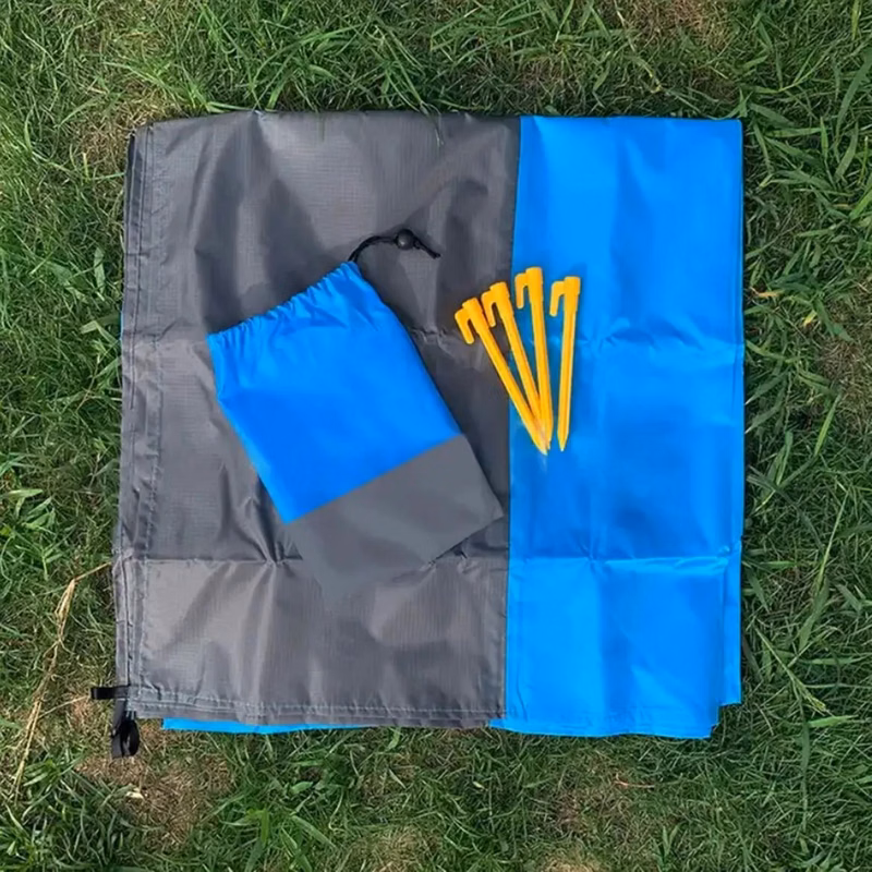Waterproof Beach Mat Foldable Picnic Blanket With A Pouch