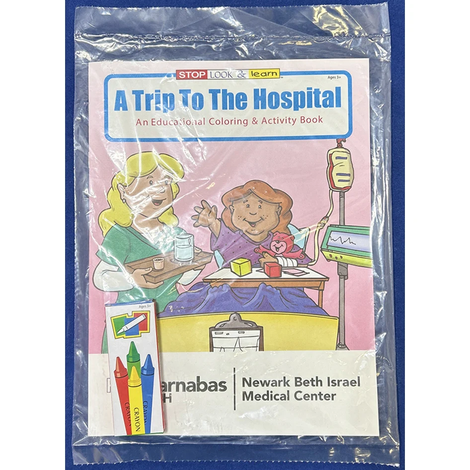 COLORING SET - A Trip to the Hospital Coloring Book Fun Pack 1
