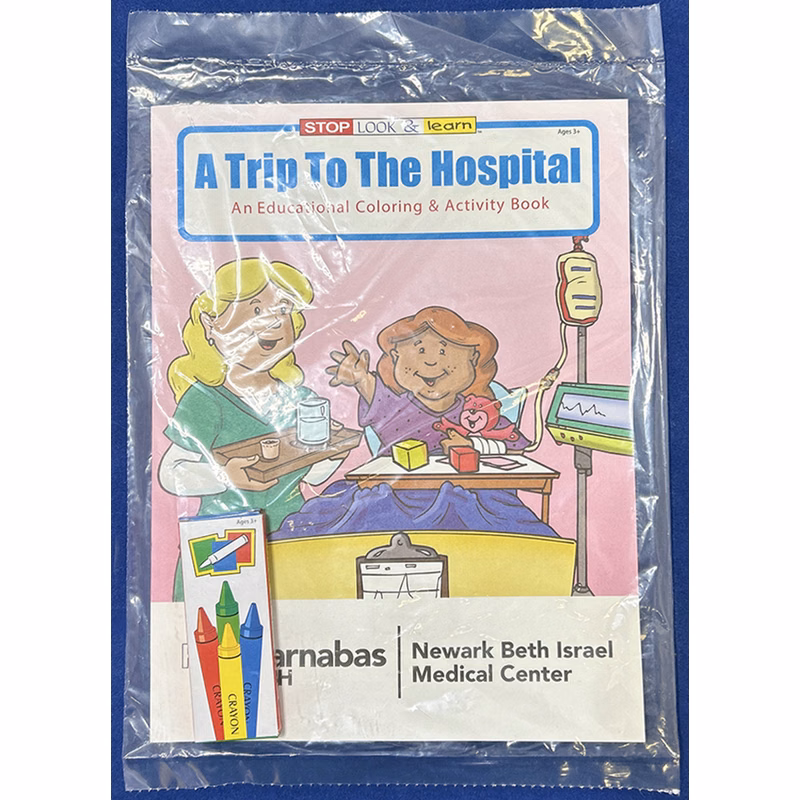 COLORING SET - A Trip to the Hospital Coloring Book Fun Pack