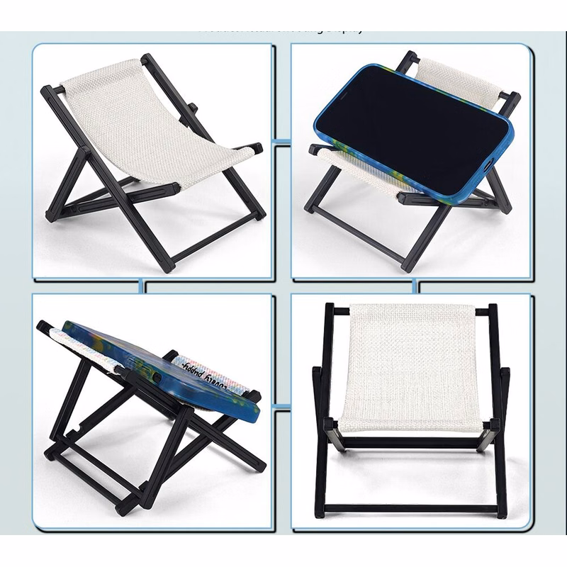 Mini Folding Chair Cell Phone Stand