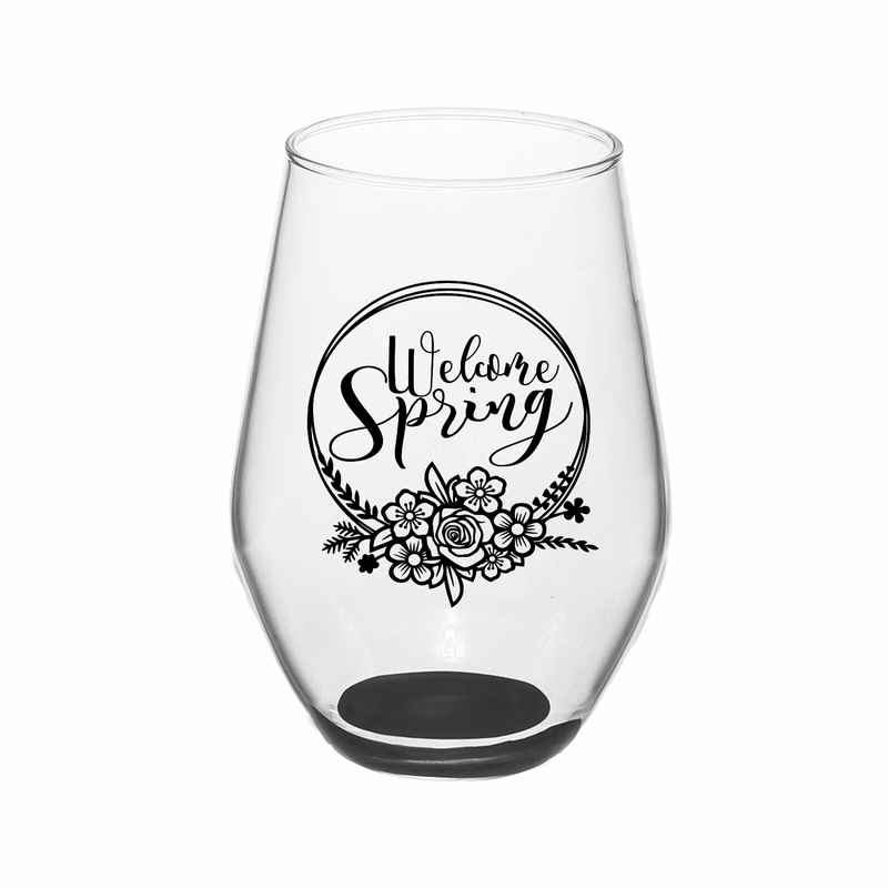 19oz Brigid Stemless Red Wine Glasses (1 Color)