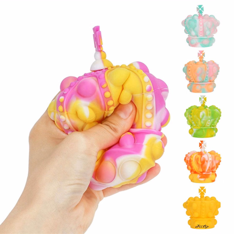 Crown Shaped Decompression Sensory Squeeze Ball Fidget Toy