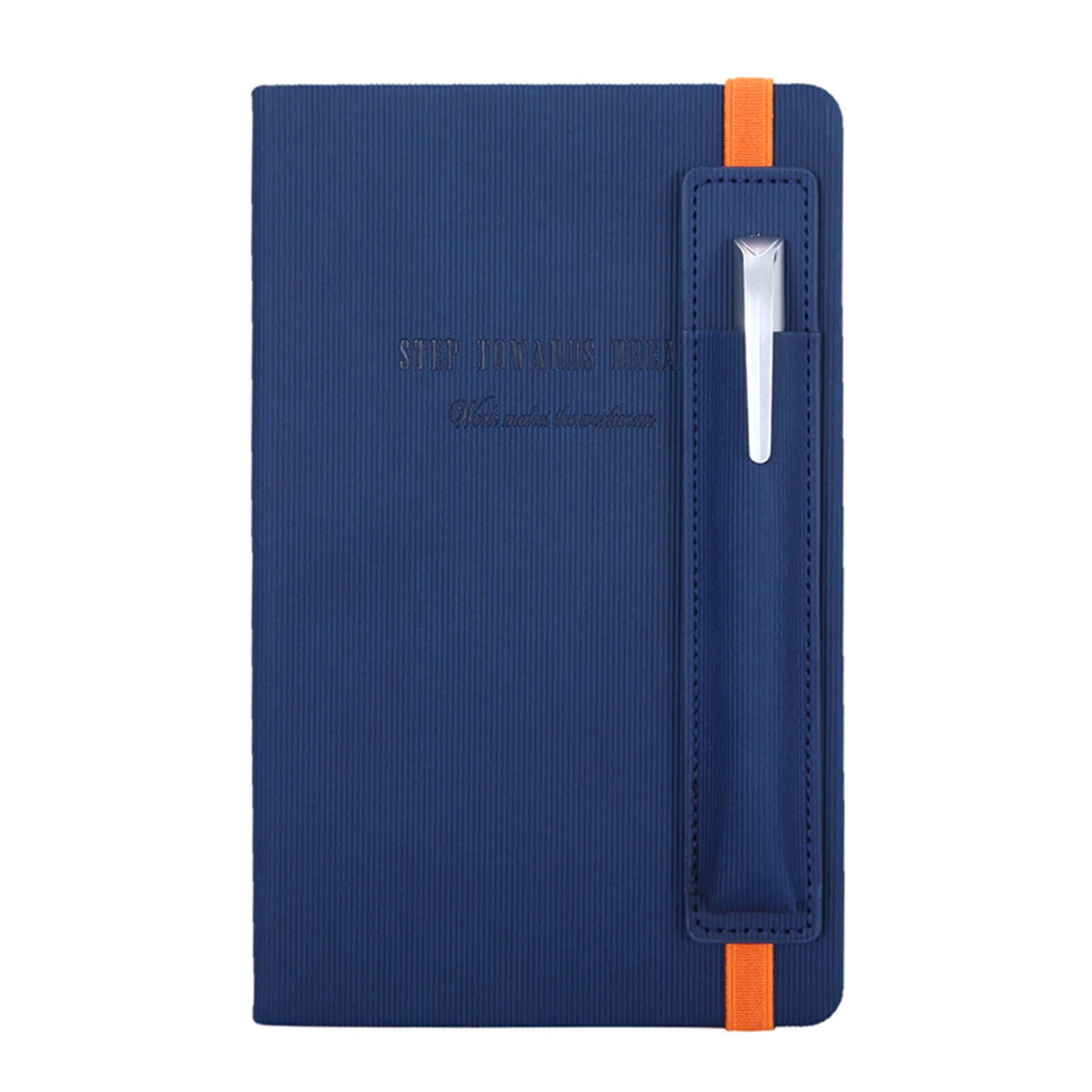 A5 Leather Notebook with Pen Holder 1