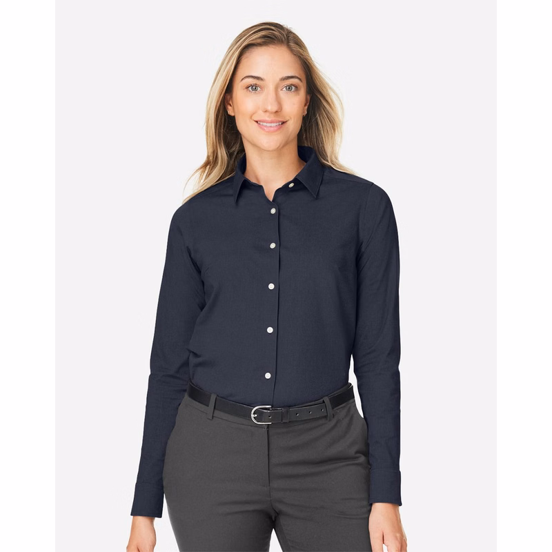 Women's CrownLux Performance® Spencer Poplin Dress Shirt - DG505W