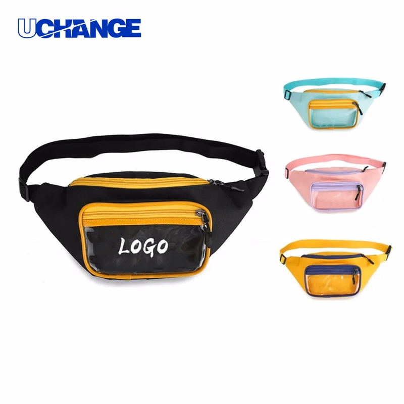 Double-Zipper Clear Fanny Bag Event-Approved Waist Carry
